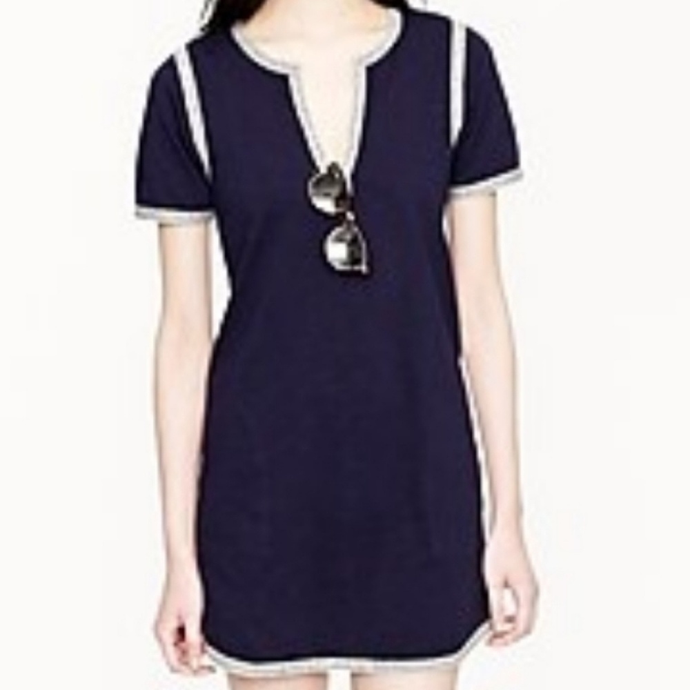 J crew navy tunic dress